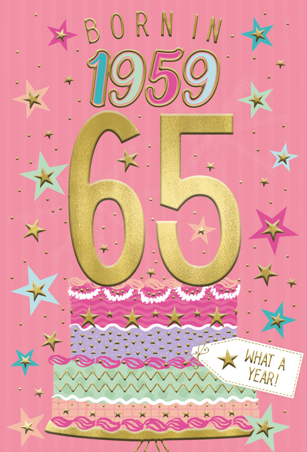ICG 65th Birthday in 2024 Card