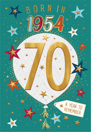 ICG 70th Birthday in 2024 Card