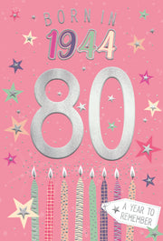 ICG 80th Birthday in 2024 Card