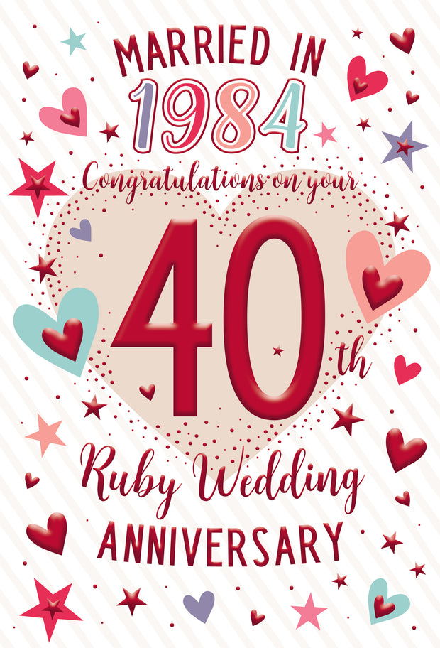 ICG Your Ruby Anniversary in 2024 Card