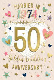 ICG Your Golden Anniversary in 2024 Card