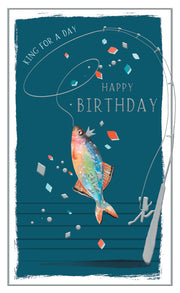 ICG Fishing Birthday Card