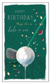 ICG Golfer Birthday Card