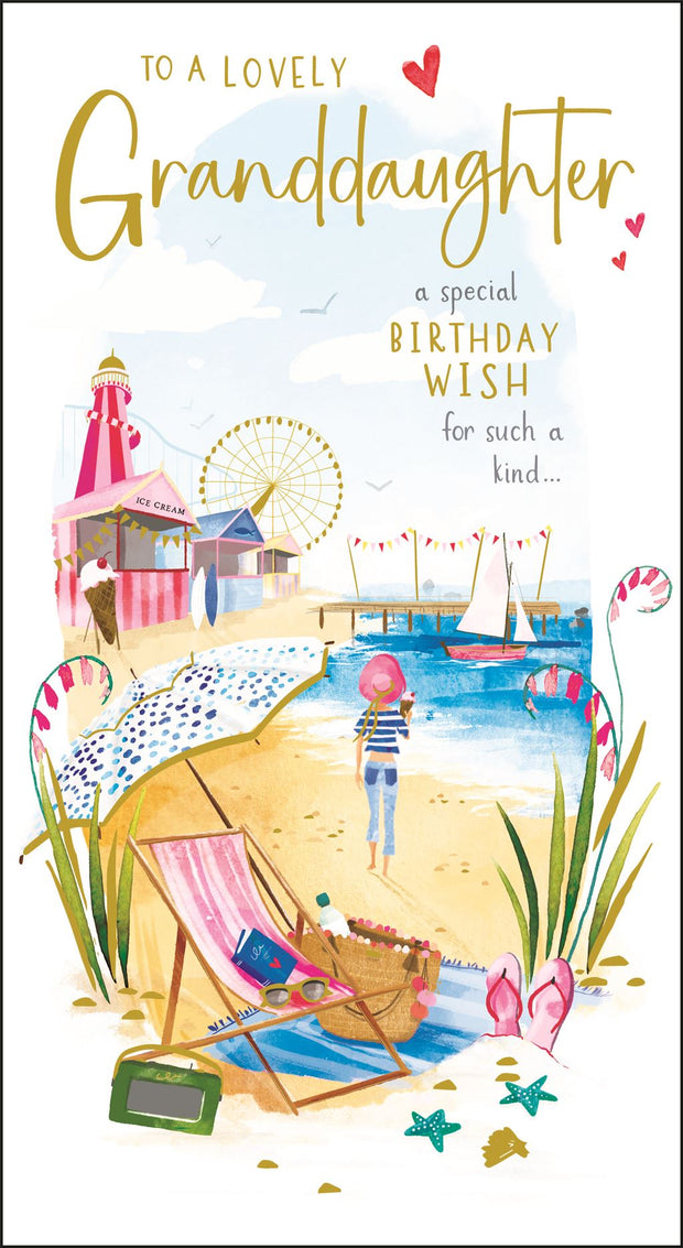 Jonny Javelin Granddaughter Birthday Card