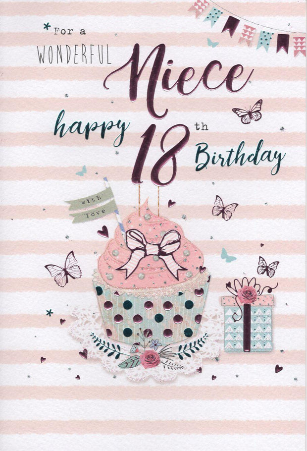 ICG Niece 18th Birthday Card