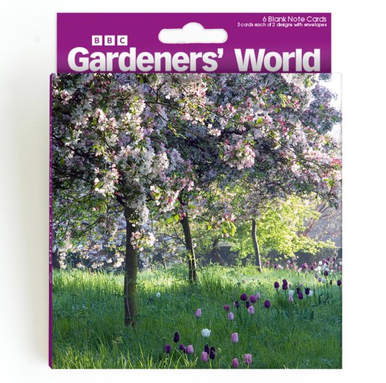 Abacus BBC Gardeners World 6 Blank Notelets