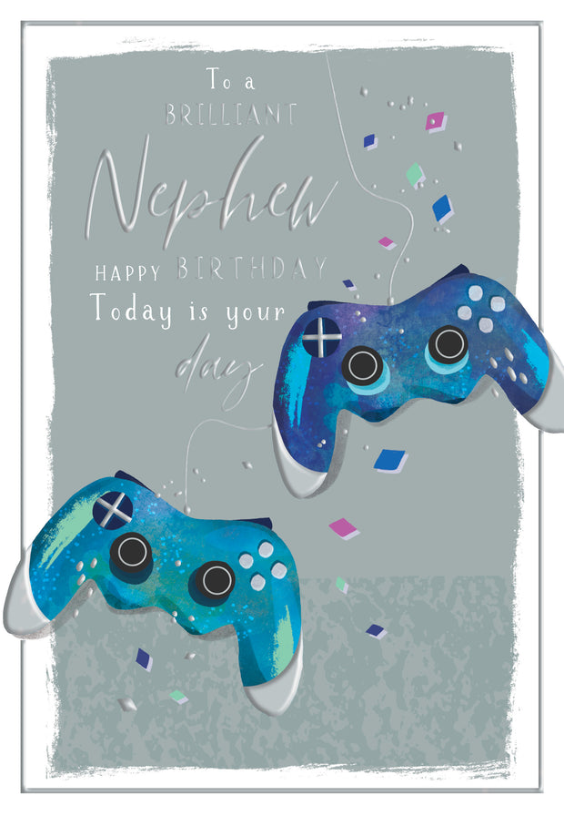 ICG Nephew Gamer Birthday Card