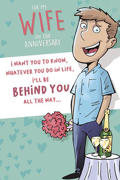 Emotional Rescue Wife Anniversary Card
