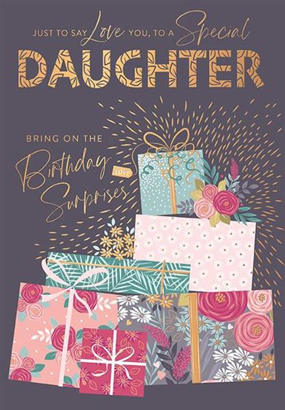 Words & Wishes Daughter Birthday Card