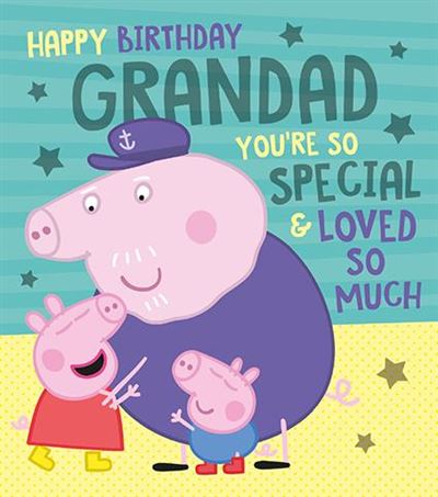 Danilo Peppa Pig Grandad Birthday Card