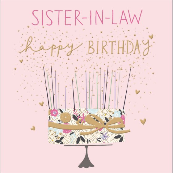 Woodmansterne Sister In Law Birthday Card