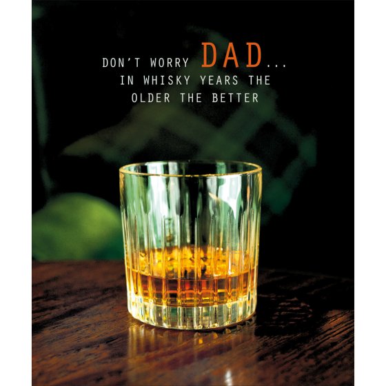 Woodmansterne Whisky Dad Birthday Card