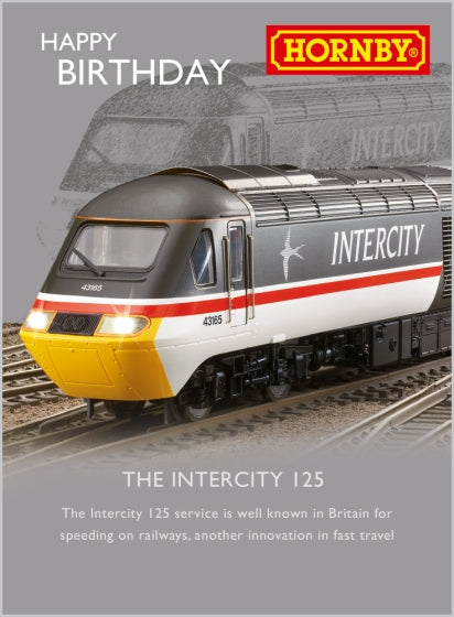 Abacus Hornby Trains The Intercity 125 Birthday Card