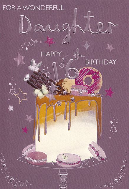 ICG Daughter 16th Birthday Card