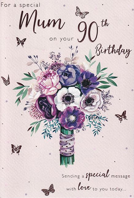 ICG Mum 90th Birthday Card