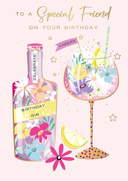 Words N Wishes Friend Birthday Card