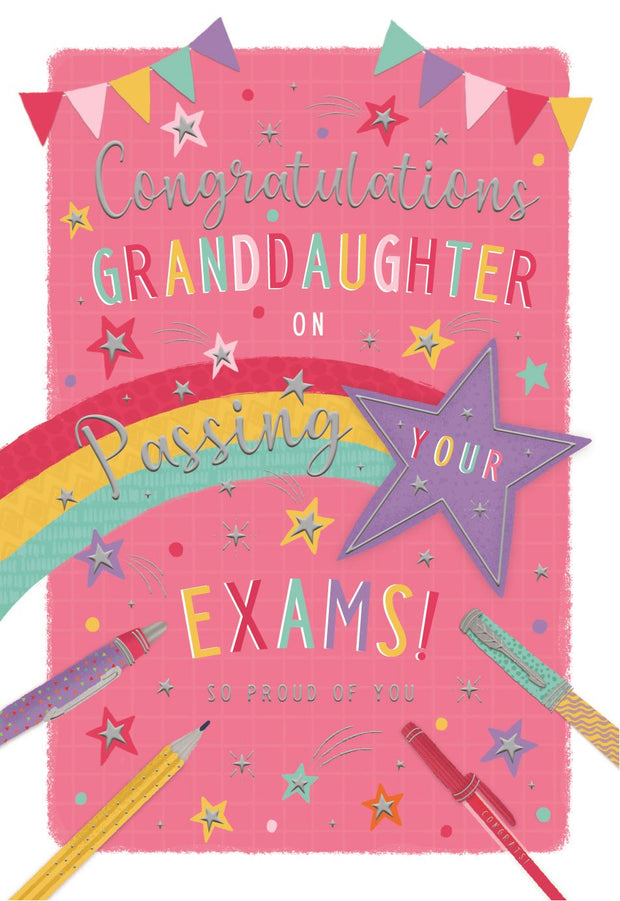 ICG Granddaughter You've Passed Your Exams Cards