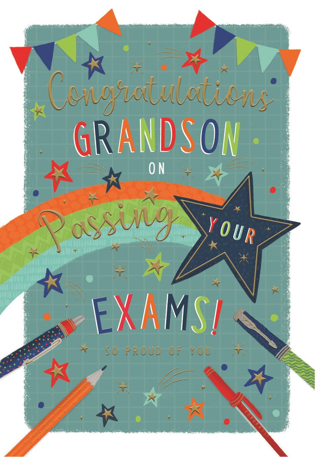 ICG Grandson You've Passed Your Exams Cards