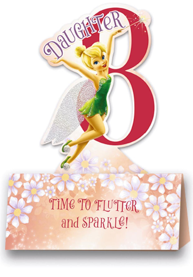 Hallmark Disney Tinkerbell Daughter 8th Birthday Card
