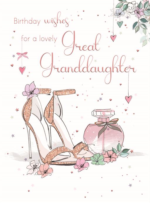 ICG Great Granddaughter Birthday Card