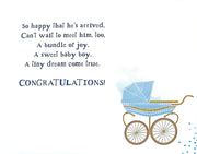 Words N Wishes Baby Boy Card
