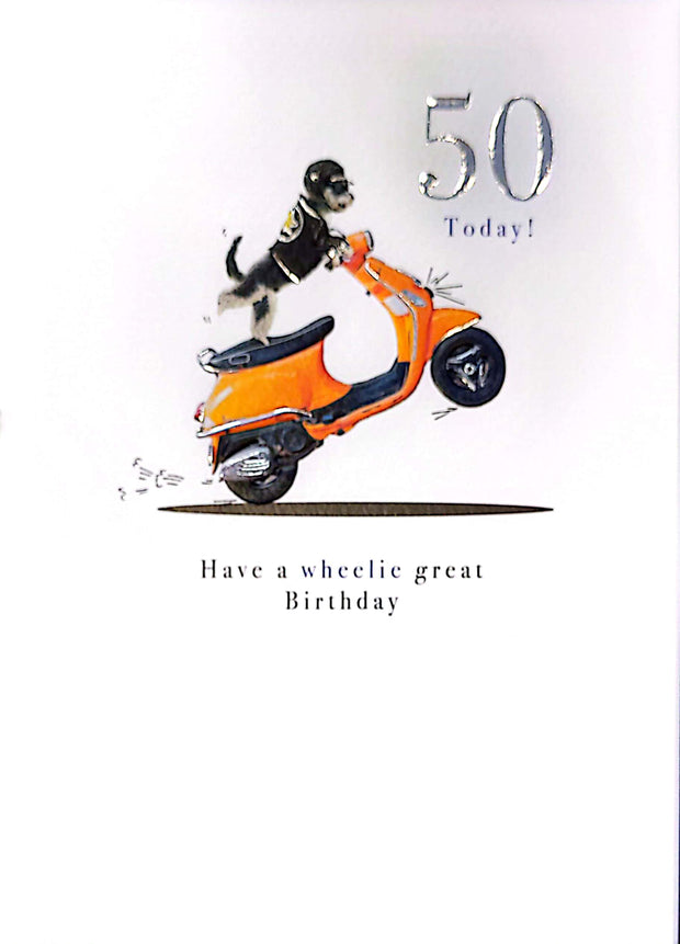 Noel Tatt 50th Birthday Card