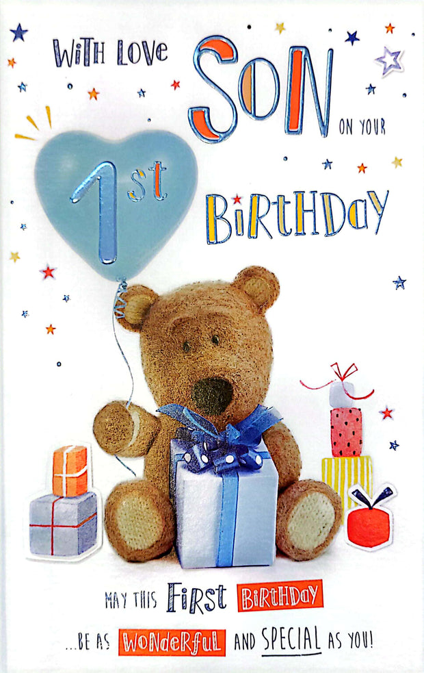 ICG Son 1st Birthday Card