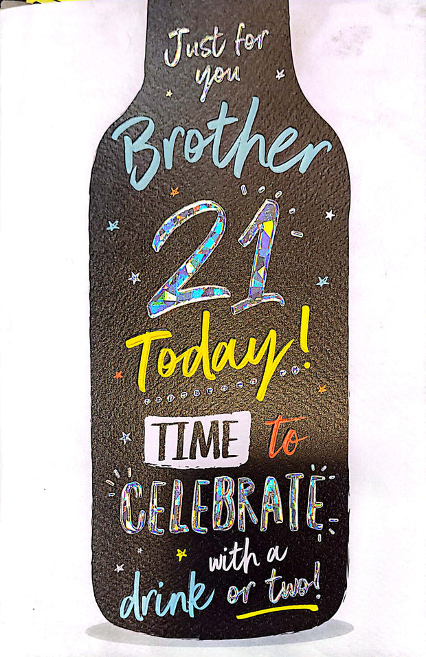 ICG Brother 21st Birthday Card