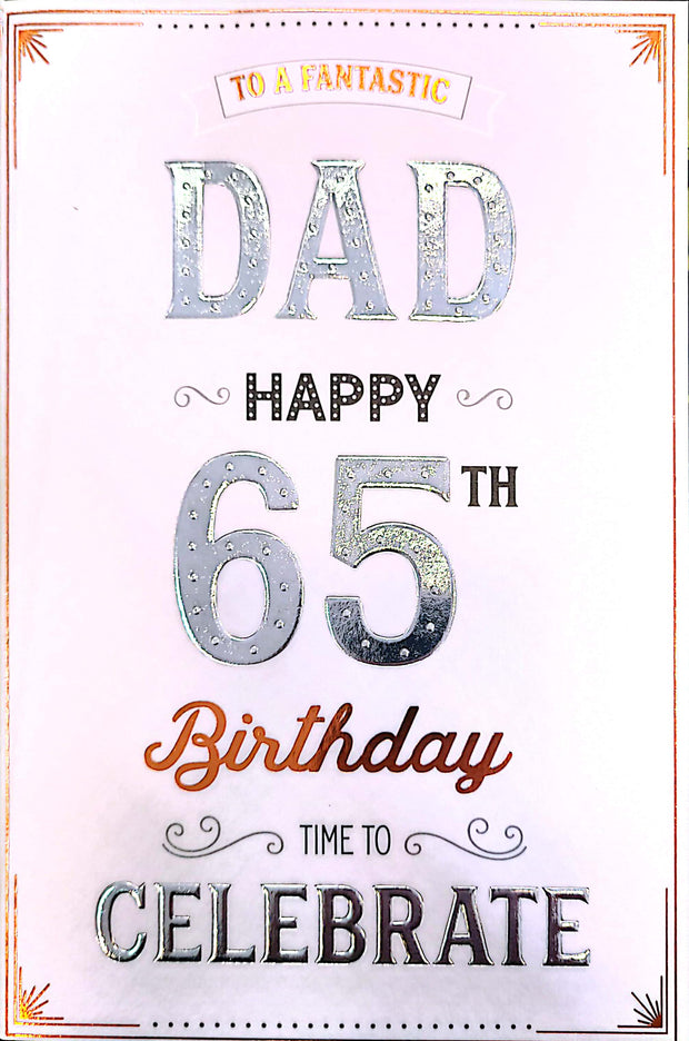 ICG Dad 65th Birthday Card