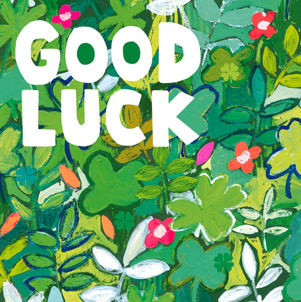 Papersalad Good Luck Card