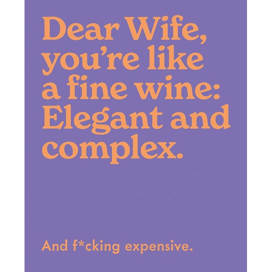 Mint Wife Humour Card
