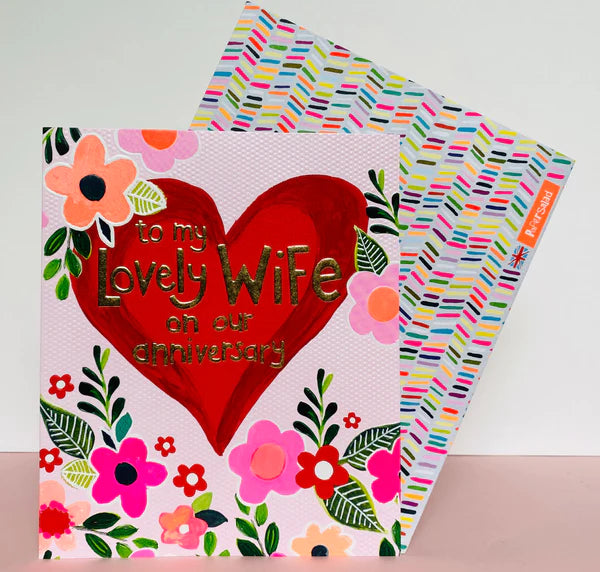 Papersalad Wife Anniversary Card
