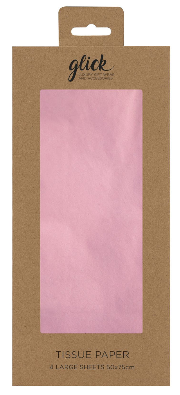 Glick Pink Tissue Paper 4 Sheets