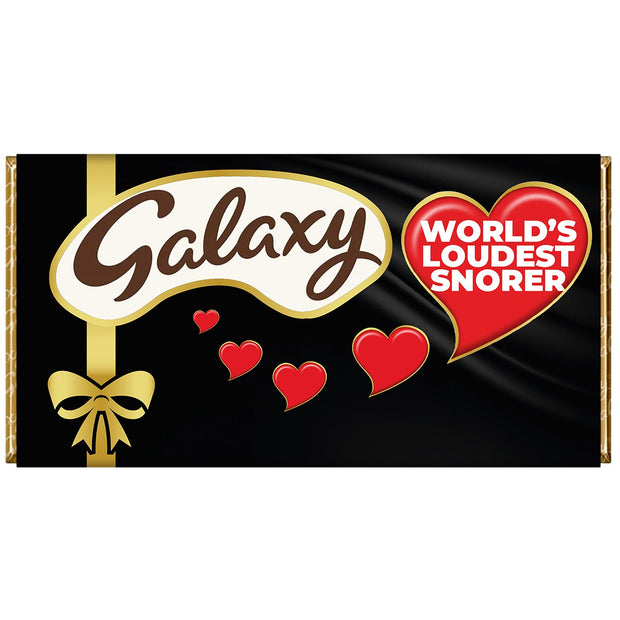 Galaxy "World's Loudest Snorer" Bar 100g