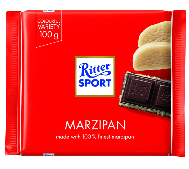 Ritter Sport Dark chocolate with Marzipan bar 100g