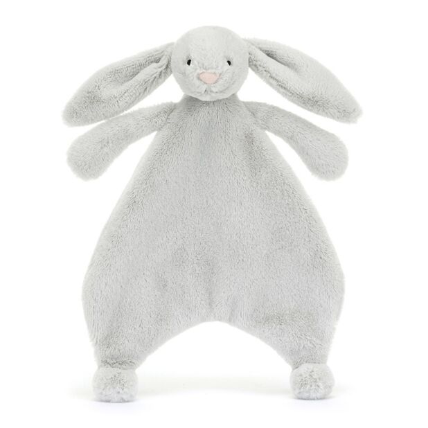 Jellycat Bashful Bunny Silver Comforter