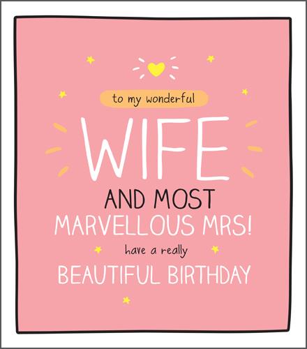 Pigment Wife Birthday Card