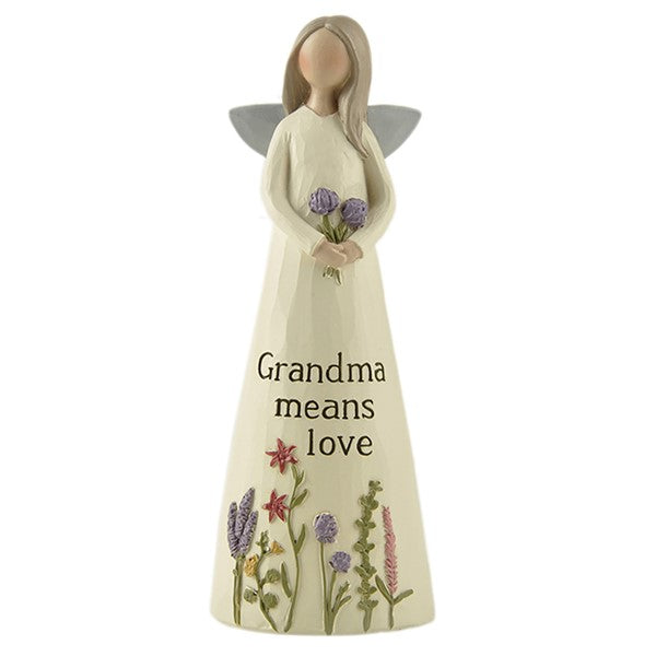 Feather & Grace Grandma Means Love Figurine