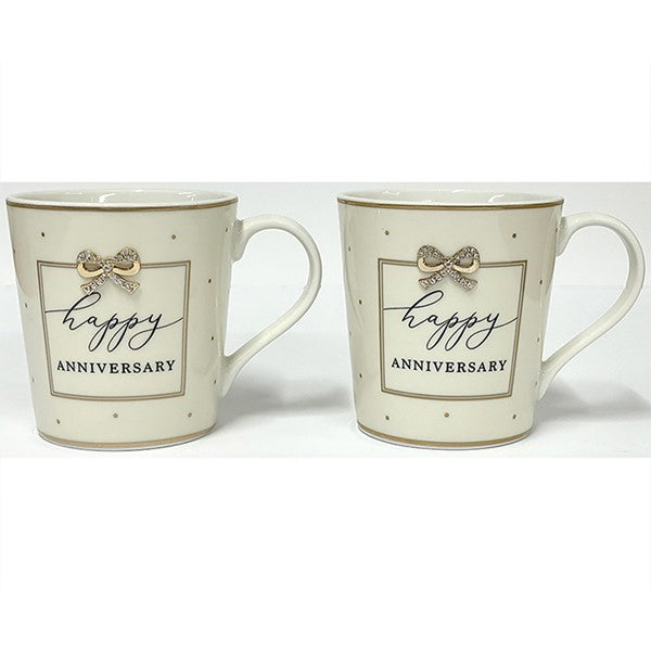 Madelaine By Hearts Designs Anniversary Mug Set of 2