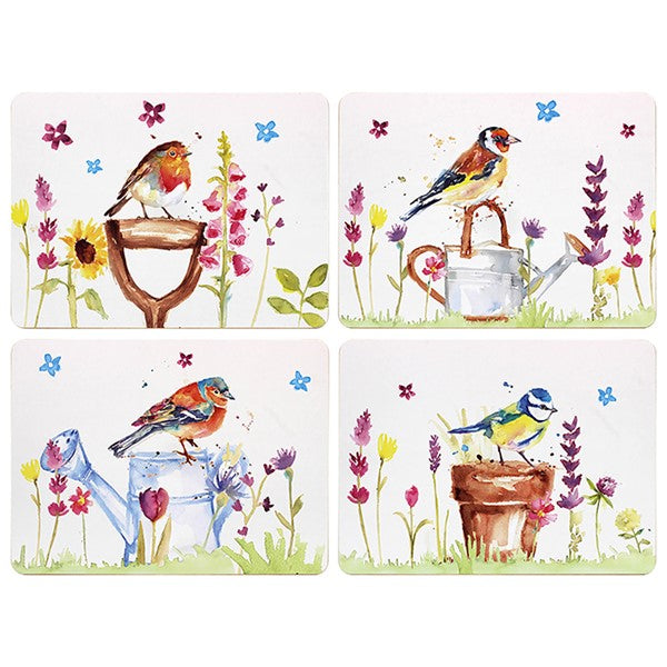 Garden Birds Set Of 4 Placemats