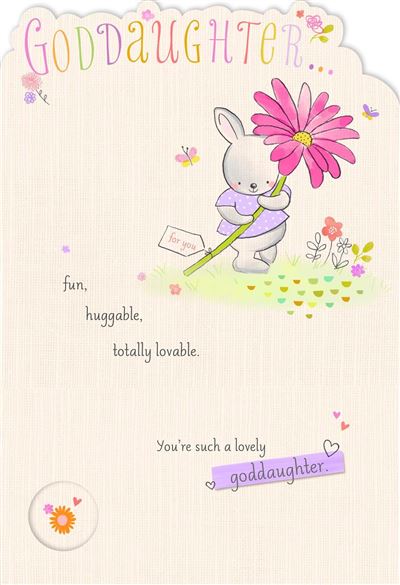 Hallmark Goddaughter Birthday Card