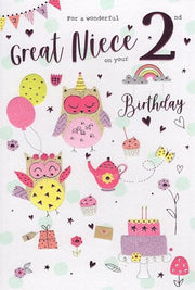 ICG Great Niece 2nd Birthday Card