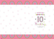 ICG Great Granddaughter 10th Birthday Card