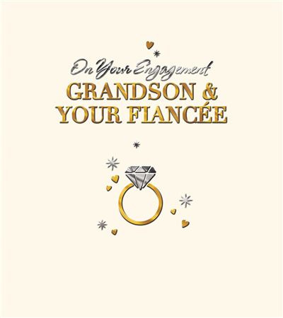 Hallmark Grandson & Fiancee Engagement Card