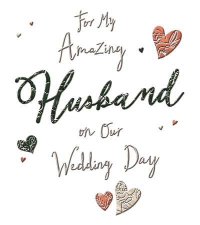 Hallmark For My Husband On Our Wedding Day