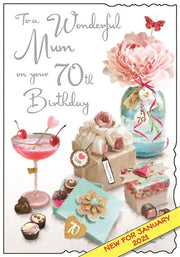 Jonny Javelin Mum 70th Birthday Card