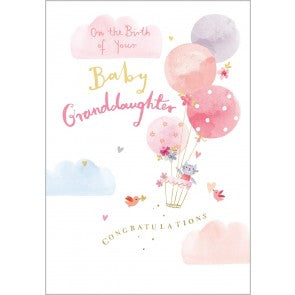 Birth of Your Granddaughter Card
