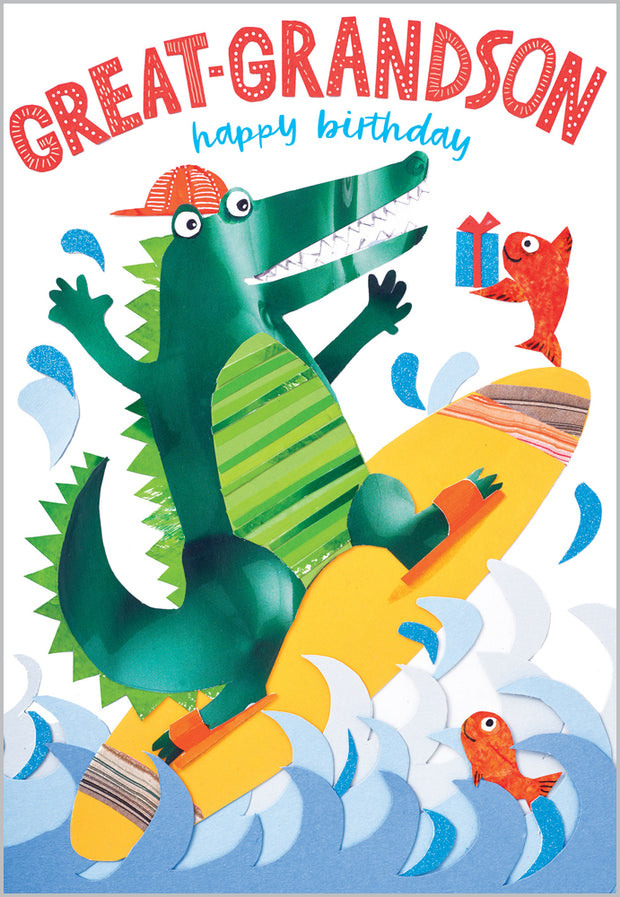 Abacus Great Grandson Birthday Card