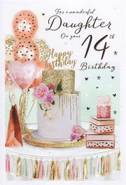 ICG Daughter's 14th Birthday Card