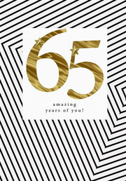 Hallmark 65th Birthday Card